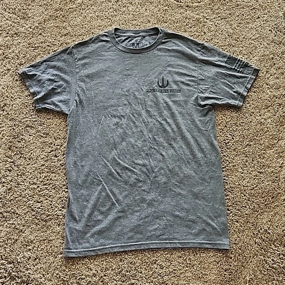 Protect War Path gray T shirt, size M